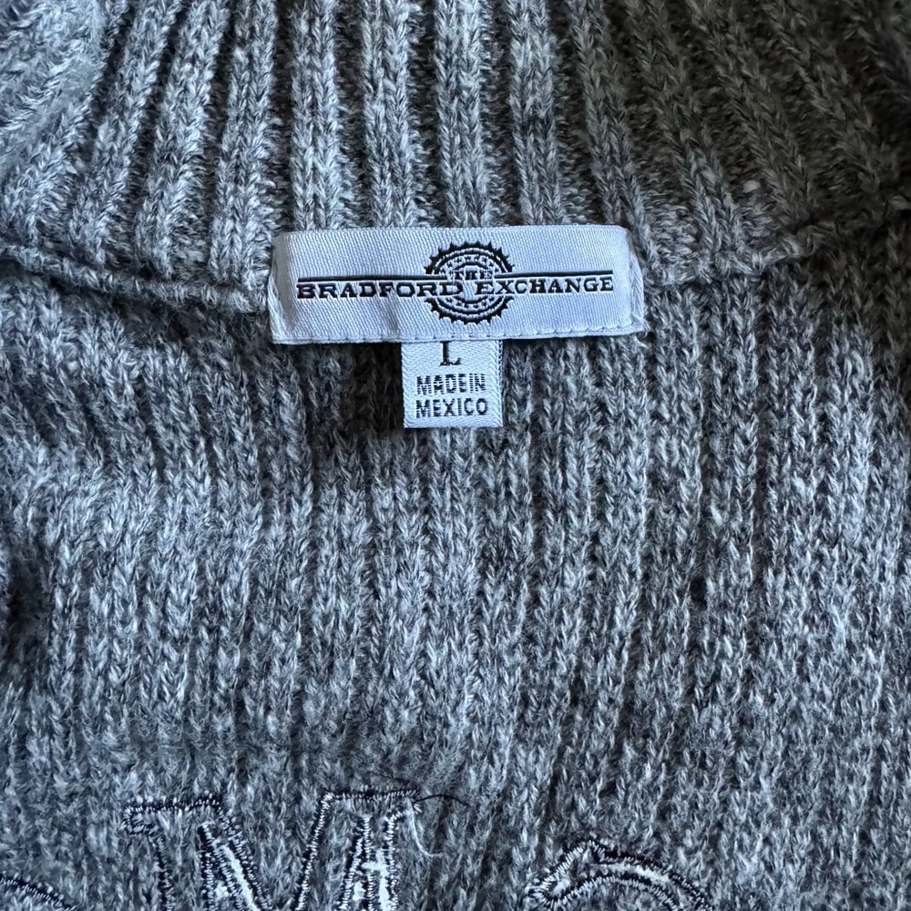 Bradford Exchange Men’s USMC “The  Few The Proud The Marines” zip up sweater - Picture 5 of 14